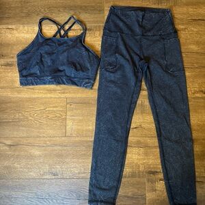 Women's Black Activewear Set